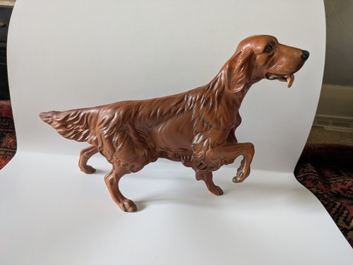 Beswick matt red setter - red, dog
