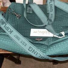 Kipling Green Shoulder Bag