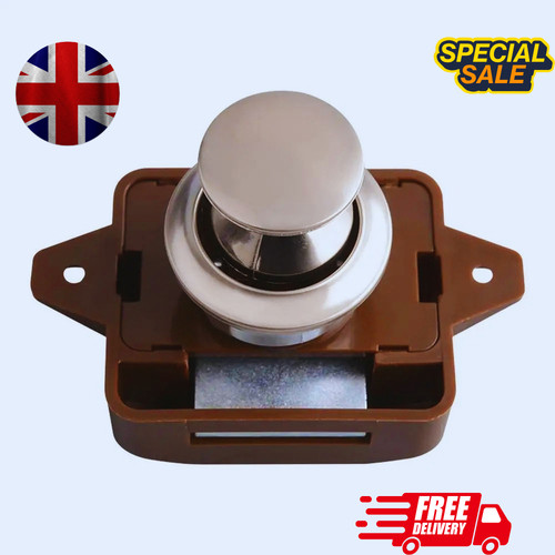 Latch knob push button - knob, catch