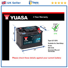 EFB Car Battery fits ROVER 218