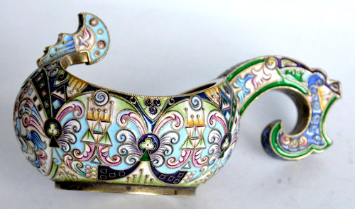 Russian imperia silver enamel - russian,