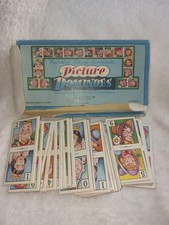 Rare Pepys Series (Card Games) PICTURE NURSERY RHYME DOMINOES - Complete c1940s