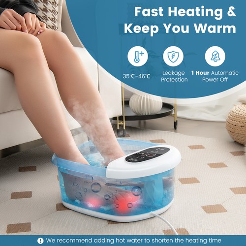 Soak tub with heat bubble - heat,
