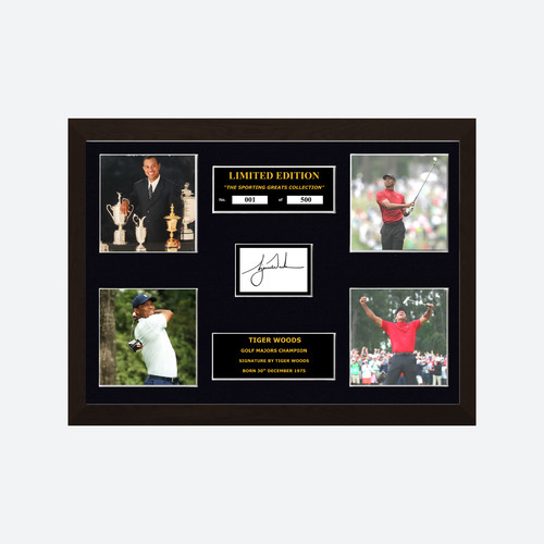 Tiger woods signed - signed, edition