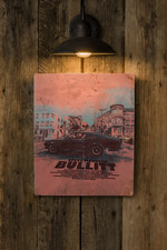 bullitt movie photo panel with