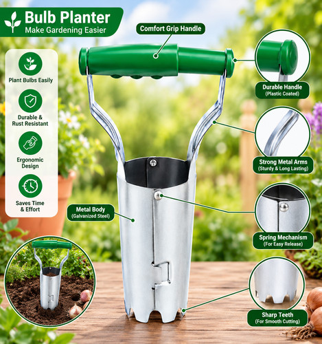 Bulb planter garden - garden, flower
