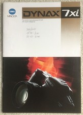 Minolta dynax 7xi brochure - dynax,