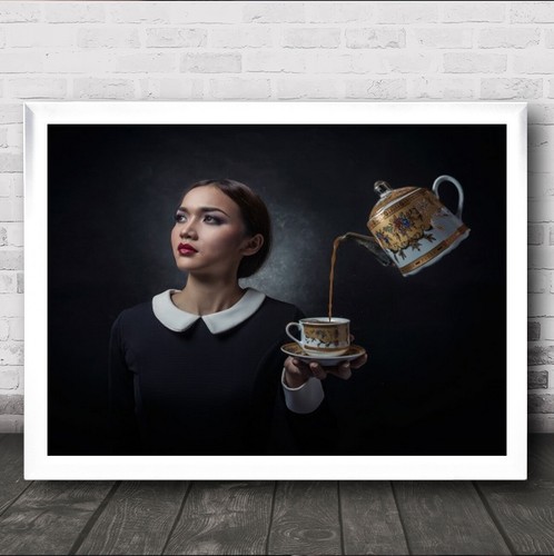Coffee please posh - posh, woman