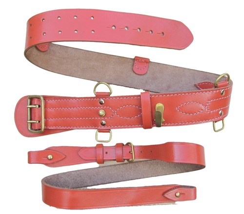 Dusty orange sam browne - sam, belt