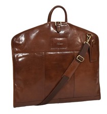 Luxury Leather Suit Carrier