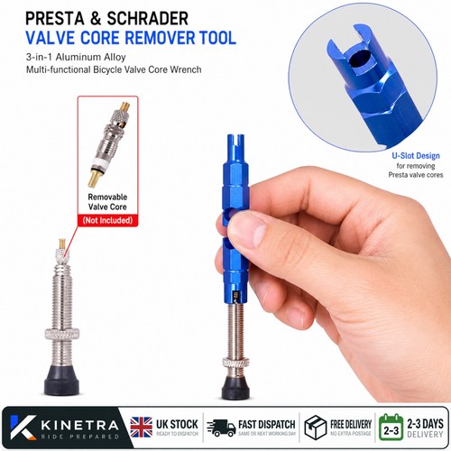 Presta schrader valve - 3-in-1,