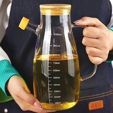 Large Capacity Oil Dispenser Bottle Leak-Proof Oil Storage Container  Household