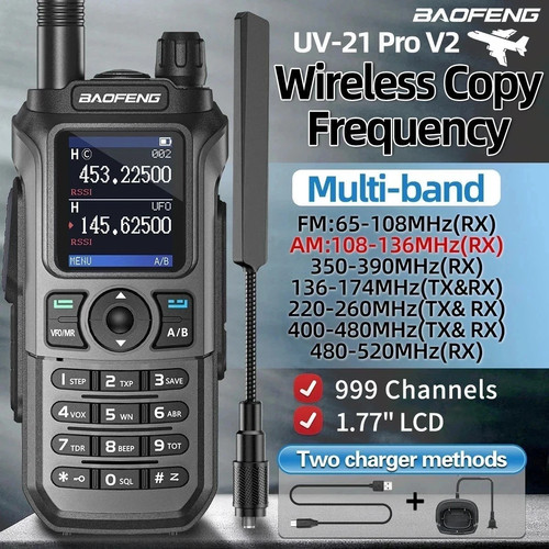 Baofeng pro v2 walkie - uv-21,