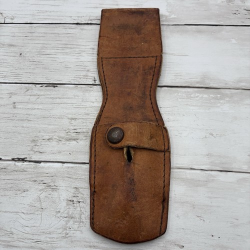 Antique leather bayonet frog - antique,