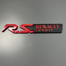 RS Renault Sport Badge Red