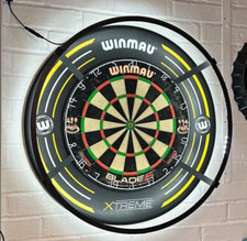 3D Printed Dartboard Lighting Ring Mount With Optional Autodarts Camera Mounts