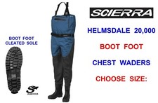CLEARANCE SCIERRA HELMSDALE 20000 CHEST WADERS BOOT FOOT 20.000 CHEST WADERS