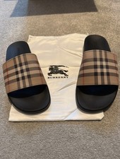 Burberry Check Furley Sliders