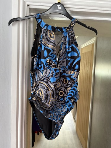 Ladies black blue - blue, swimming