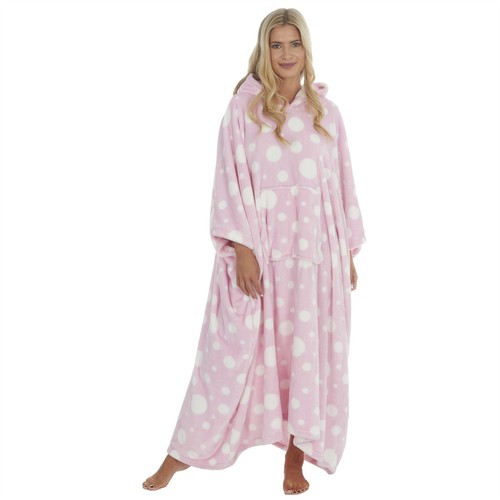 Ladies long robe blanket - ladies, full