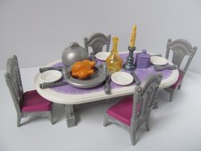 Playmobil Victorian Dollshouse/Palace furniture: Table, platter & chicken NEW