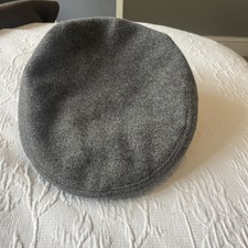 Wool And Cashmere Men’s Kangol Flat Cap Size M Grey 