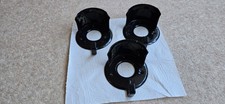Horse Equestrian Three Black Metal  Bridle Hooks Stubbs