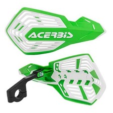 Acerbis X-Future Vented MX Handguards Green White Kawasaki KLX 450 2008 - 2018