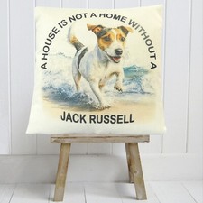 Jack russell terrier cushion - russell,