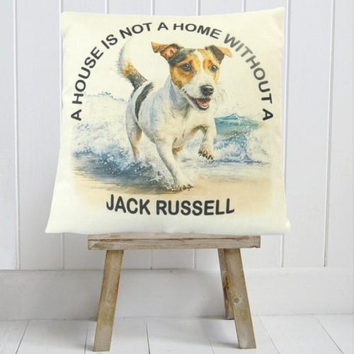Jack russell terrier cushion - terrier,