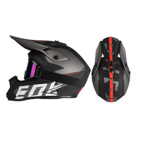 Off road motorcycle helmet - off, w/
