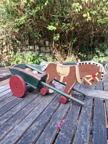 Vintage french wooden folk - french,