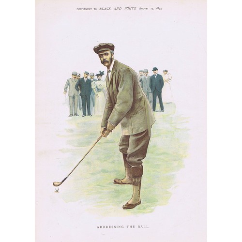 Golf arthur balfour addressing - golf,