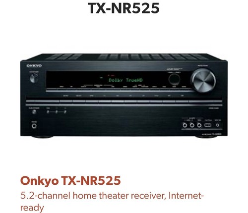 Onkyo nr525 receiver - onkyo, av
