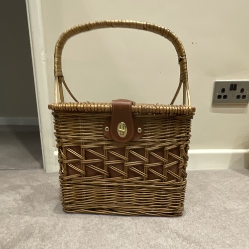 Wicker picnic basket hamper - wicker,