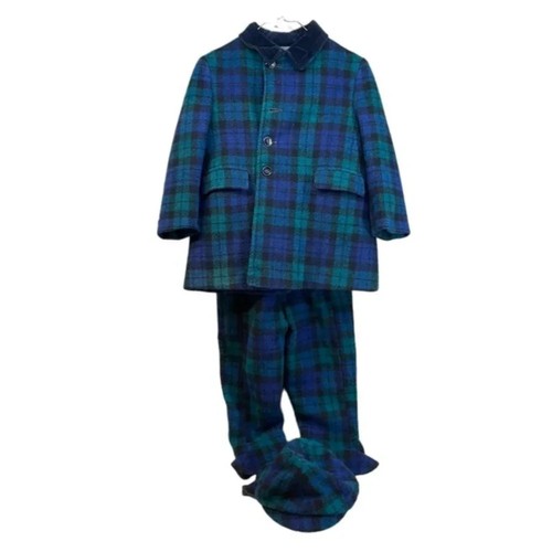 Vintage boy 1950s plaid - 1950s,