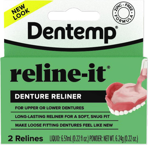 Dentemp reline kit - reline-it, denture