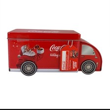 Coca-Cola Christmas Truck Money Tin Money Box Holidays are Coming Storage Tin