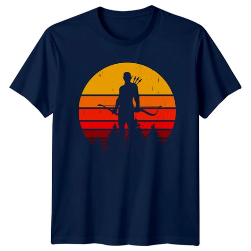 Archery retro sunset - retro,
