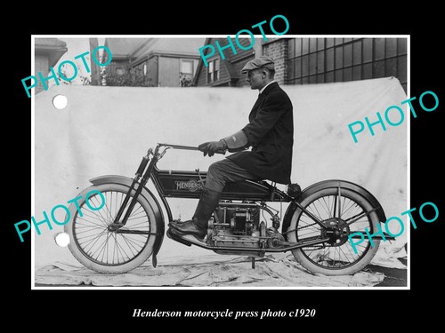 Henderson motorcycle press - motorcycle,
