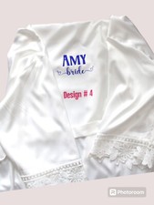 Personalised Satin Silky Robe
