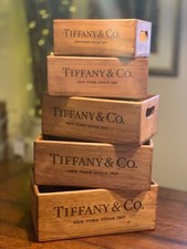 Rustic Wooden boxes Tiff & Co
