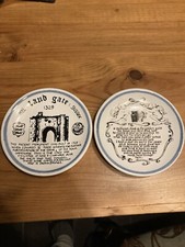 Cinque Ports Pottery Monastery Rye 2 Small Collectable Plates 5 Inches Diameter