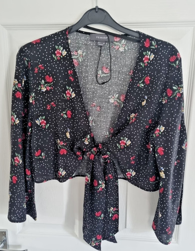 Primark black tie - primark, top