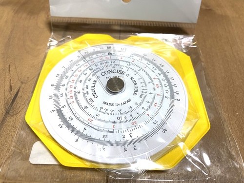 Concise ruler circular slide - circular,
