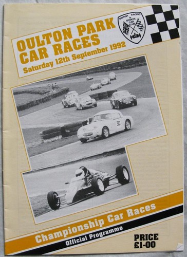 Oulton park sep 1992 brscc - oulton,