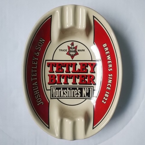 Tetley bitter ash tray - bitter, bar