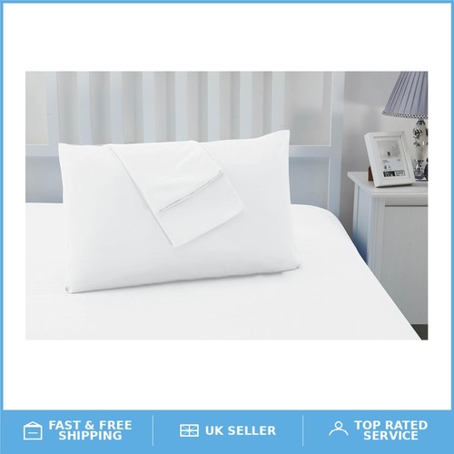 Breathable white pillowcases - white,