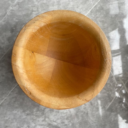 Small wooden serving bowl - wooden,