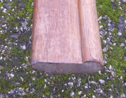Pigs ear red mahogany banister